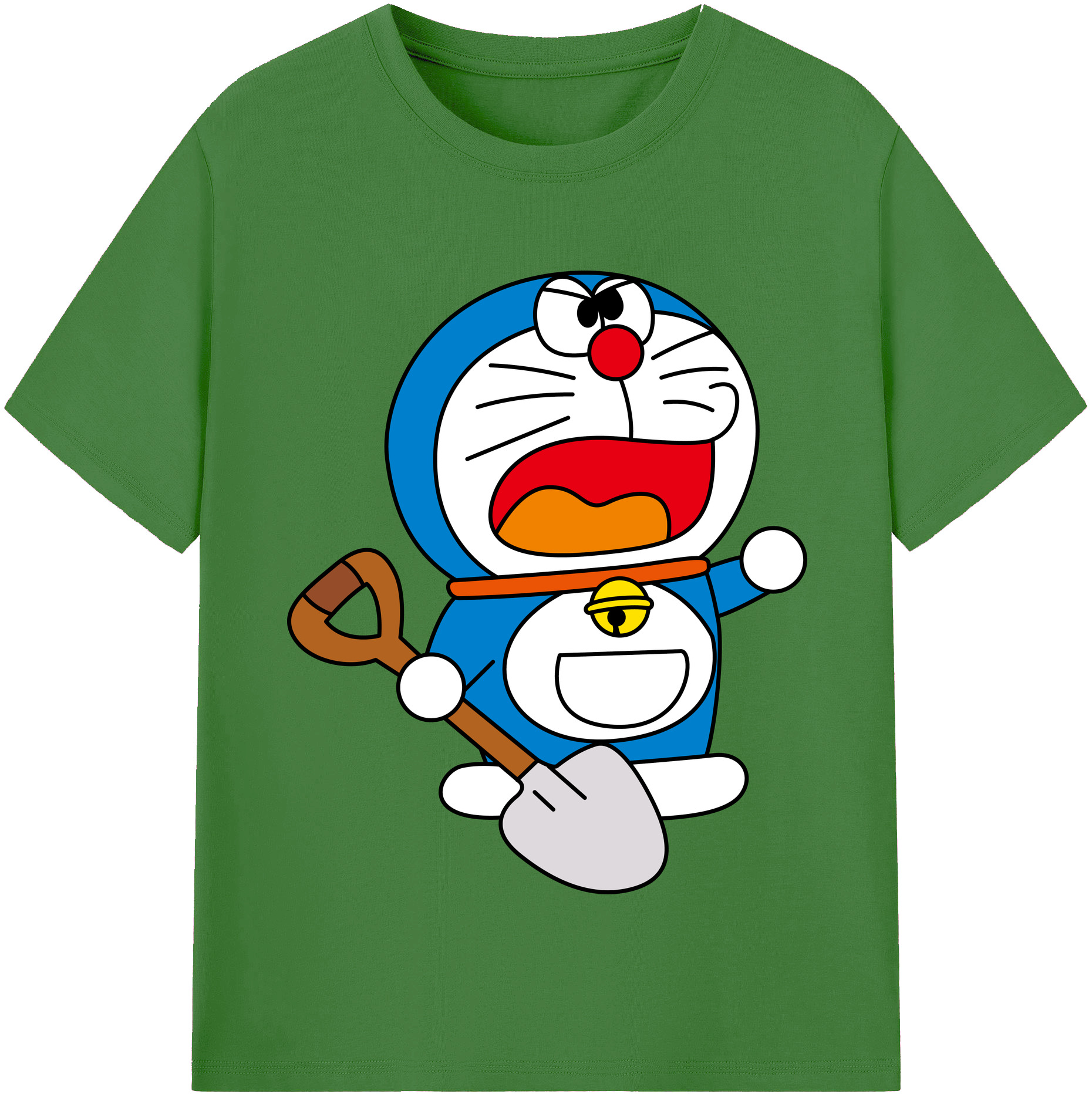 （画像用） ドラえもん Doraemon レディースカジュアルプリントTシャツ（綿100％）